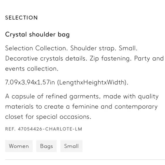 NWT Mango crystal shoulder bag - Picture 12 of 12